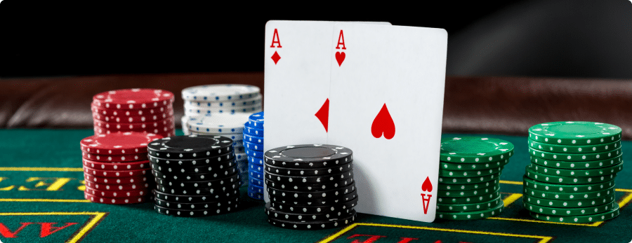 Blackjack Cards And Chips
