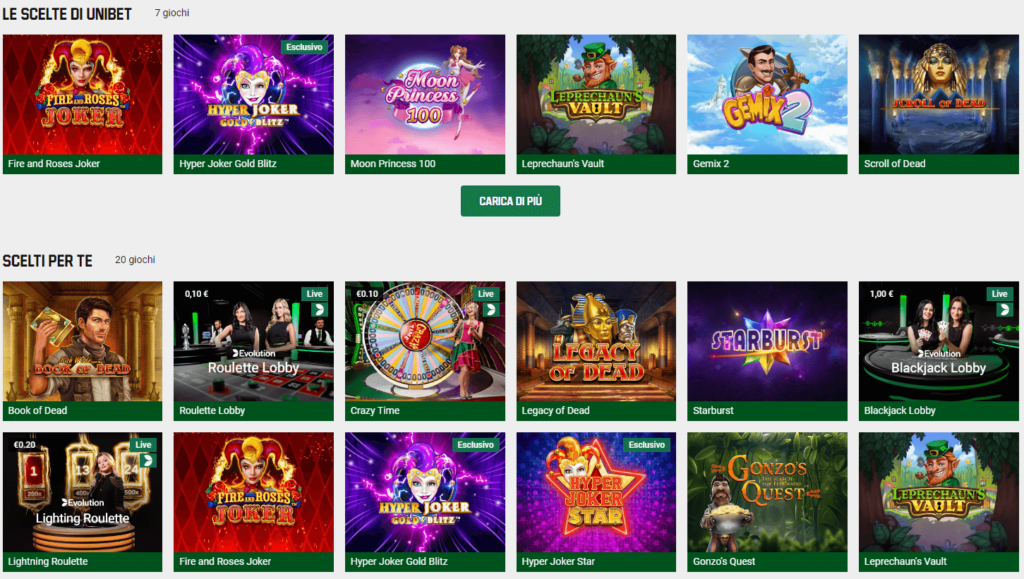 Unibet Casino E Slot