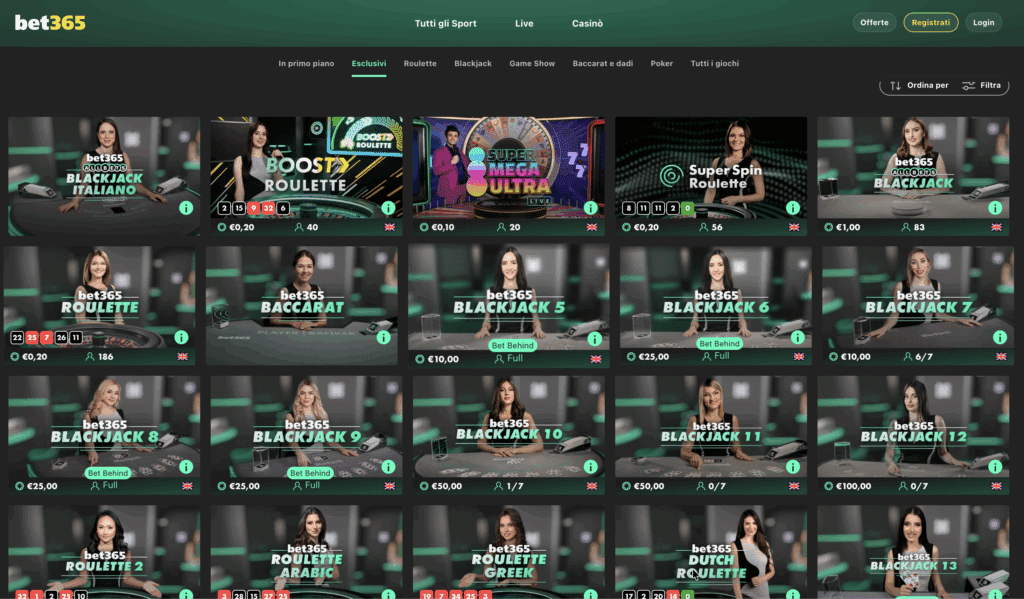 Bet365 Casino
